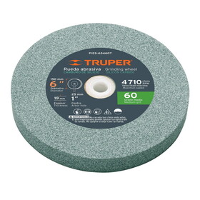 Truper 16405 6x3/4" Grain 60 Silicon Grinding Wheel