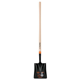 Truper 17176 45" handle, square point shovel