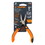 Truper 17366 4 3/4" Comfort Grip Long Nose Plier