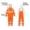 Truper 17409 Orange, large size safety suit