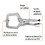 Truper 17413 6" C-clamp Swivel Tips Locking Pliers