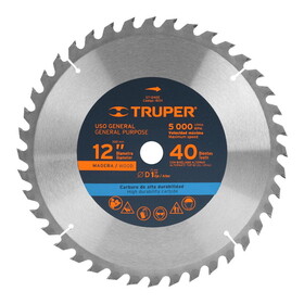 Truper 18311 12 X 1" 40 Teeth Circular Saw Blade