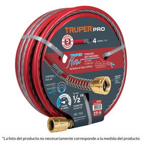 Truper 19791 1/2" Extra-Reinforced Hoses, 4-Ply
