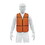 Pretul 21023 Orange safety vest for day light use
