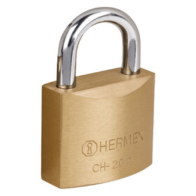 Hermex 22527 4/5", iron padlock, blister, Hermex Basic