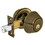 Hermex 23612 Antique Brass Double Cylinder Deadbolt