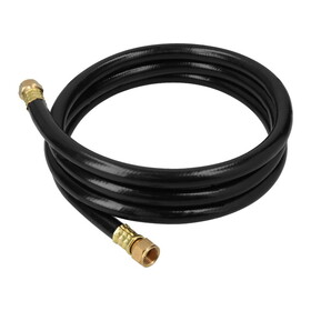 Foset 40076 6 ft, black, PVC hose with connections