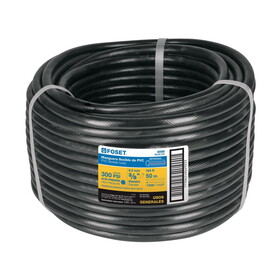 Foset 40080 164 ft, black, PVC hose