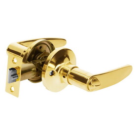 Hermex 43659 Bright Brass Bedroom Lever