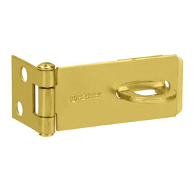Hermex 43730 1-3/4" Brass Steel Safety Hasp