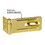 Hermex 43740 3-1/4" Brass Steel Safety Hasp