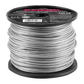 Fiero 44220 7x7 PVC Coated Steel Cable 1/16" (246ft)