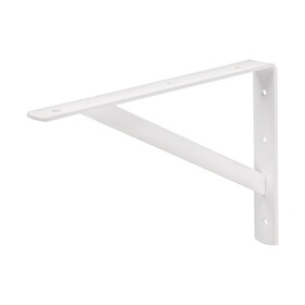 Fiero 44670 8x12" White heavy duty shelf bracket