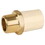 Foset 45104 1/2" 13mm, CPVC, male, brass transition adapter