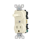Volteck 46001 In-wall Receptacle & On/off Switch