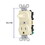 Volteck 46001 In-wall Receptacle & On/off Switch