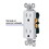 Volteck 46111 Dual In-wall Receptacle Classic Style