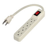 Volteck 46181 4-outlet, low cost power strip, Voltech