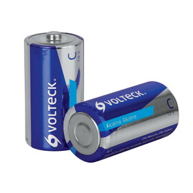 Volteck 46317 C Alkaline Batteries Blister 2 Pieces