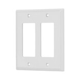 Volteck 46419 Double Plastic Wall Plate Classic