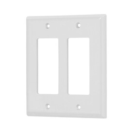 Volteck 46419 Double Plastic Wall Plate Classic