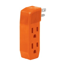 Volteck 46803 3-outlet Grounding "f"receptacle Adapter
