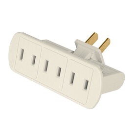 Volteck 46809 3-outlet Swivel Receptacle Adapter