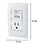 Volteck 48313 USB, dual receptacle wall plate, Oslo