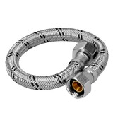 Foset 49129 Flexible Stainless Steel Heater Water Connectors- 3/4 x
