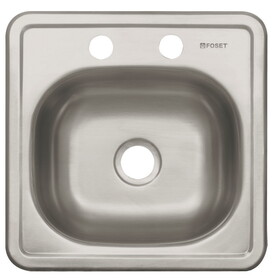 Foset 49208 15", single bowl, drop-in sink