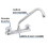 Foset 49240 Kitchen Faucet Two Acrylic Handles