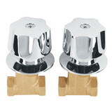 Foset 49251 Two Cube Handles, Mount Valve, threadable