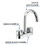 Foset 49275 Bathroom Faucet, Two Cube Handles, Basic