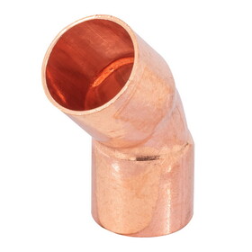 Foset 49728 1/2", copper elbow, 45&#176;