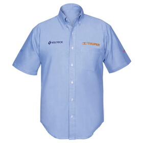 Truper 60350 Blue Short Sleeve Shirt Large Size