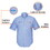 Truper 60351 Blue Short Sleeve Shirt Xl Size