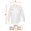 Truper 60362 White Long Sleeve Shirt Large Size
