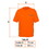 Truper 60430 Orange cotton T-Shirt, size M