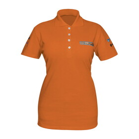 Truper 60471 Women's Polo Shirts, Orange