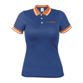 Truper 69972 Blue, dry fit, women, polo shirt, L