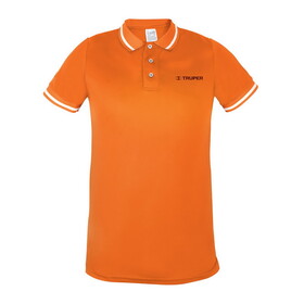 Truper 69983 Orange, dry fit, men, polo shirt, L