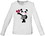 Cherokee Workwear 4709 Little Miss Panda Long Sleeve Knit Tee