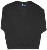 Custom Classroom Uniforms 56704 Adult Unisex Long Sleeve V-Neck Sweater