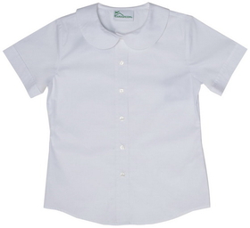 Classroom Uniforms 57320 Preschool Short Sleeve Peter Pan Blouse