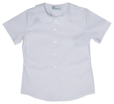 Classroom Uniforms 57322 Girls Short Sleeve Peter Pan Blouse
