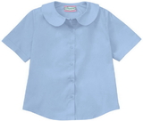 Classroom Uniforms 57552 Girls Short Sleeve Peter Pan Blouse