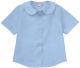 Classroom Uniforms 57554 Juniors Short Sleeve Peter Pan Blouse