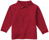 Classroom Uniforms 58350 Preschool Long Sleeve Pique Polo