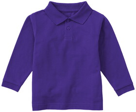 Classroom Uniforms 58352 Youth Unisex Long Sleeve Pique Polo