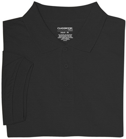 Classroom Uniforms 58914 Adult Unisex Short Sleeve Interlock Polo